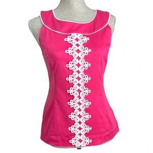 Vintage Lilly Pulitzer Embroidered Sleeveless Top 2